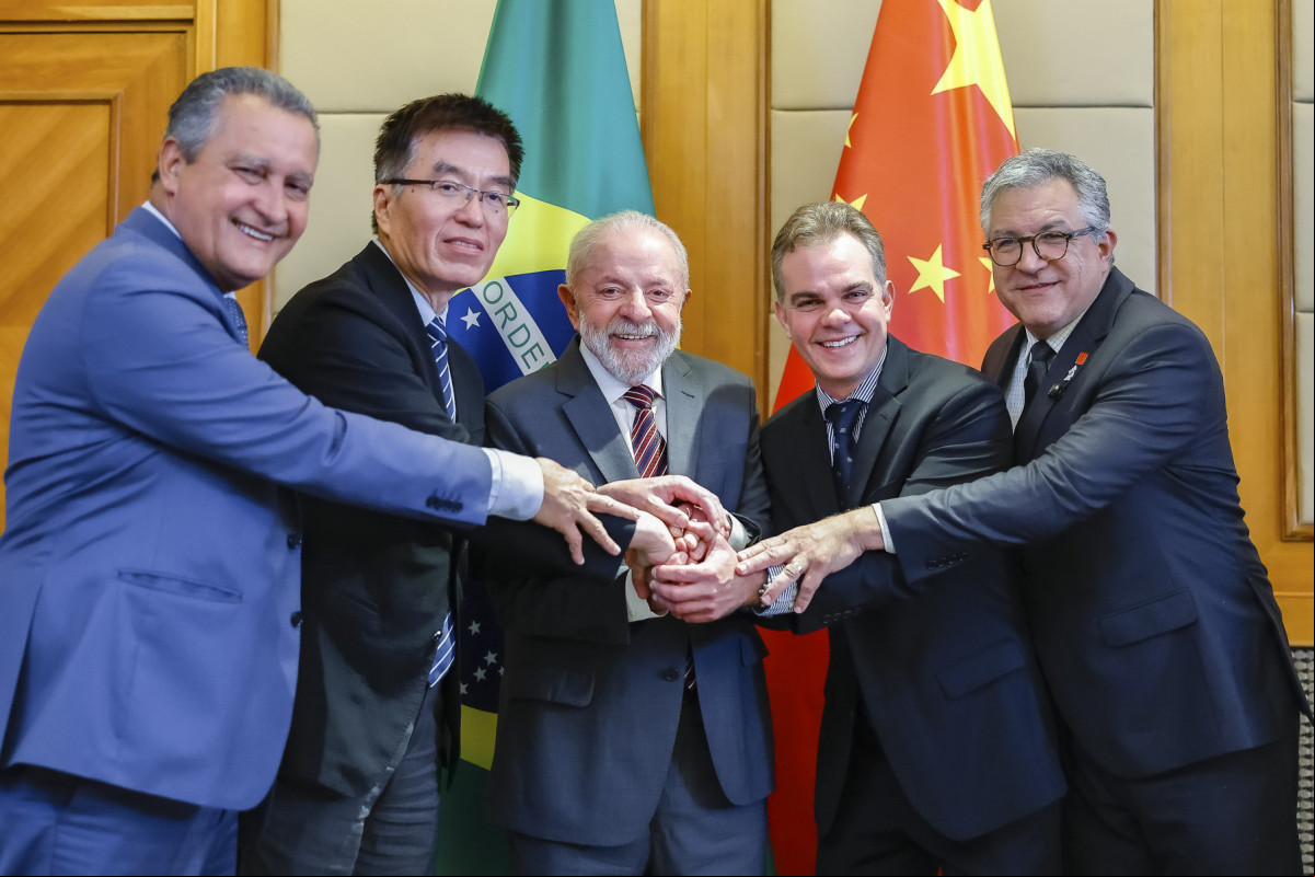 Presidente da República, Luiz Inácio Lula da Silva, durante  de atos. Pequim -  China.??